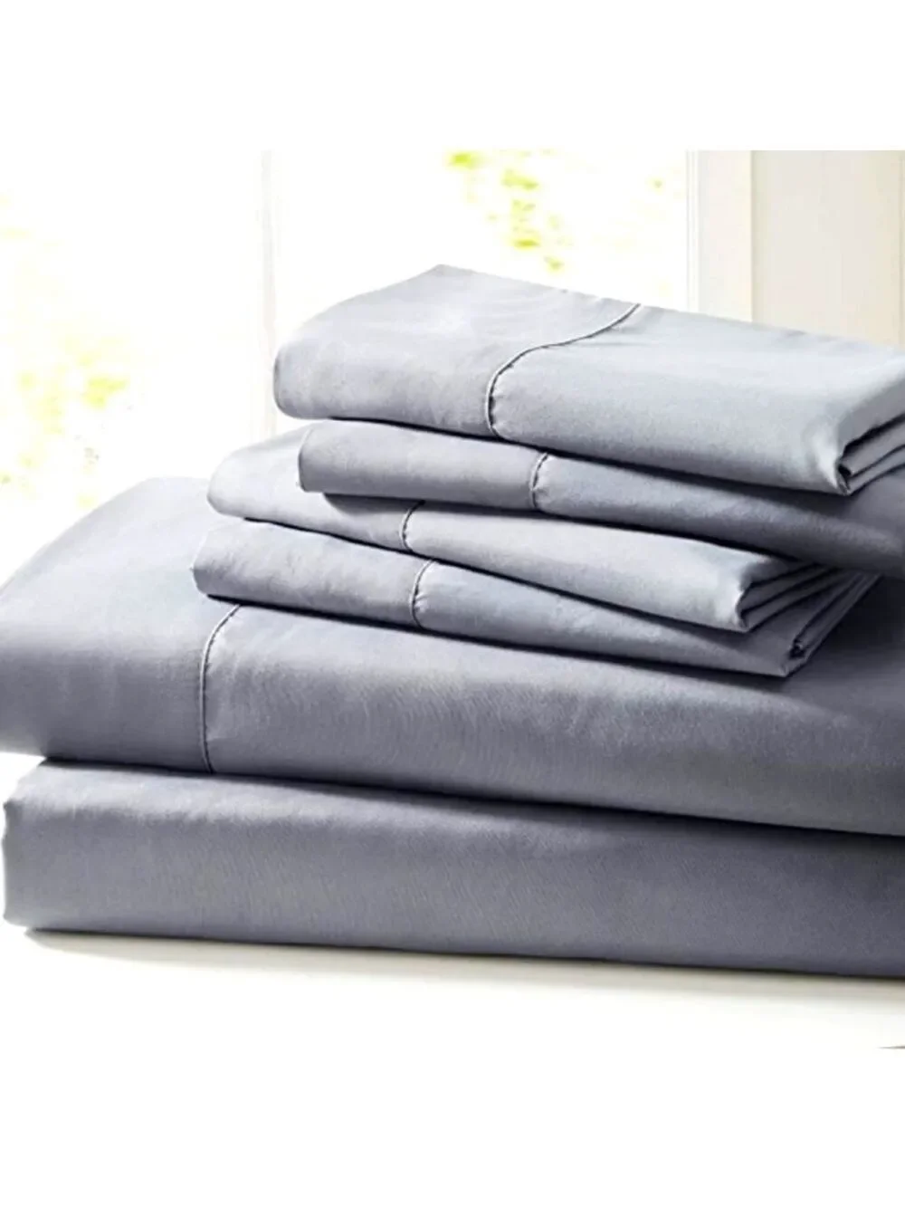 HOTEL SHEET SET KING DARK GREY 6 PIECE ULTRA SOFT